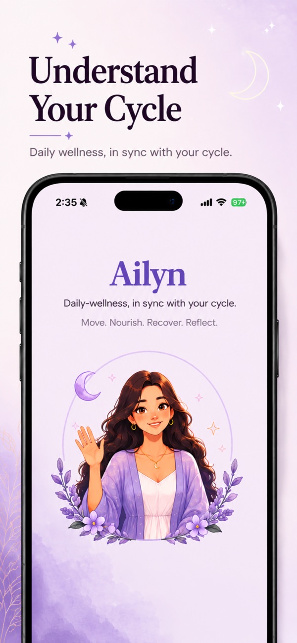 Ailyn welcome screen